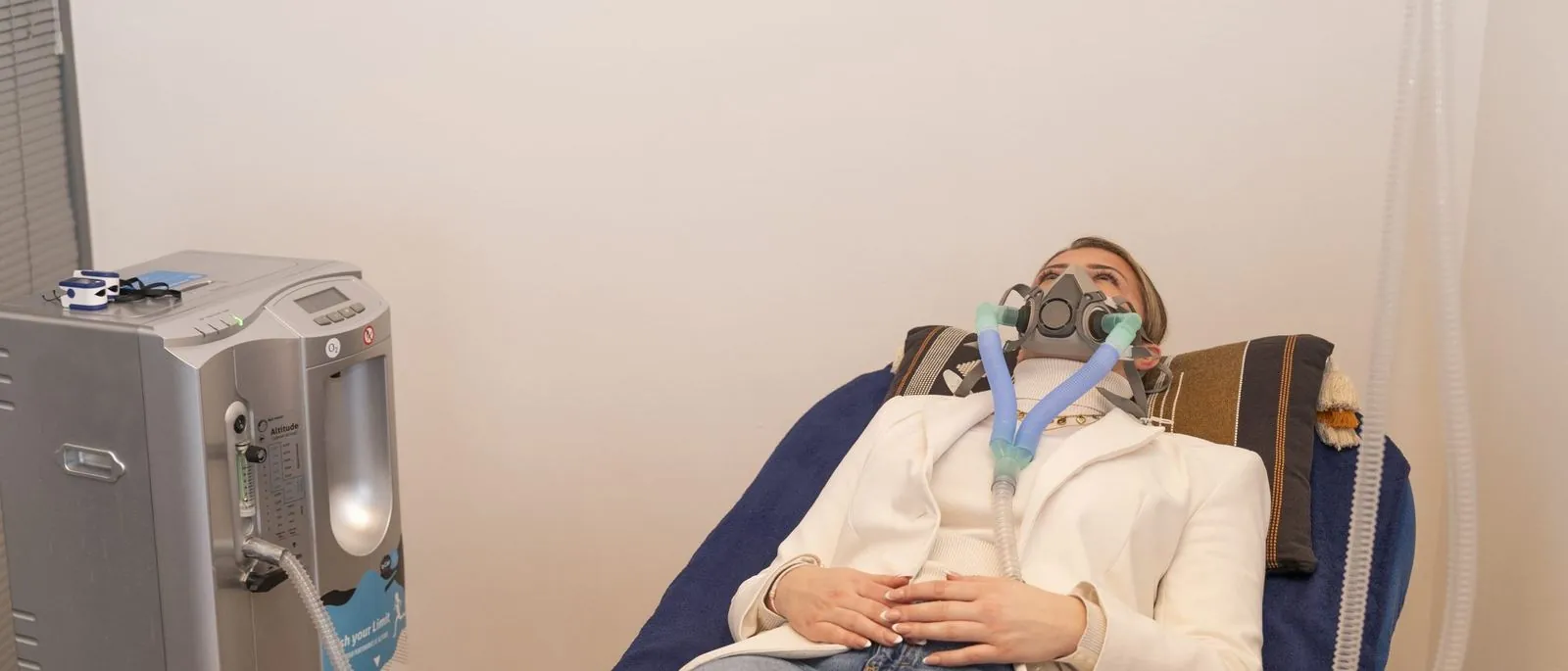 Hypoxietherapie met hoogtemasker