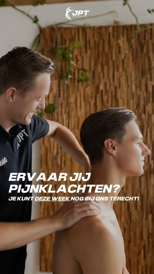Behandeling van nek en schouders bij JPT
