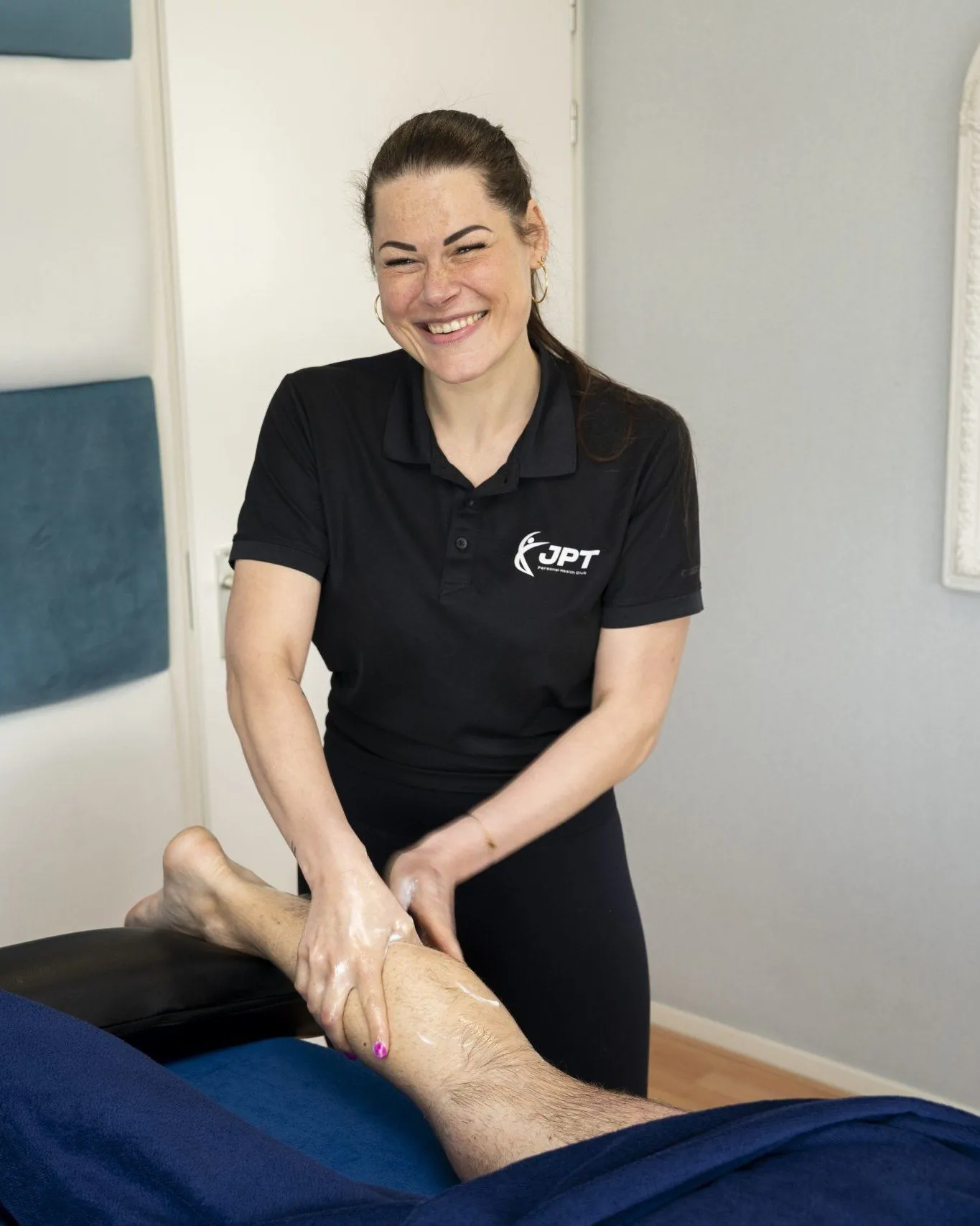 Sportmassage van de benen bij JPT